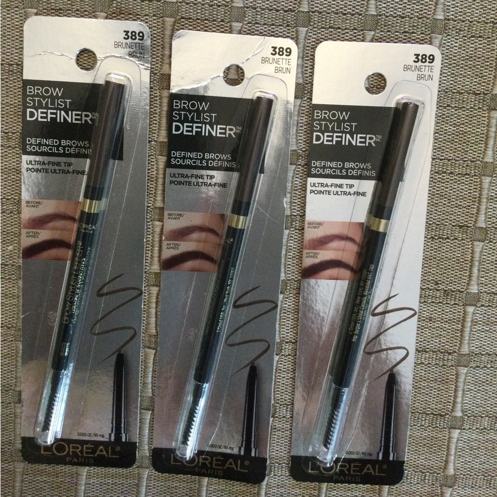 L’Oreal Brow Stylist Definer in Brunette, New, Qty 3 for $14